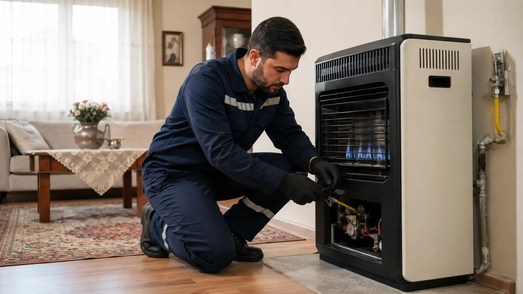 Başakşehir doğalgaz sobası servisi